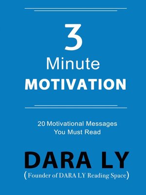 cover image of 3-Minute Motivation